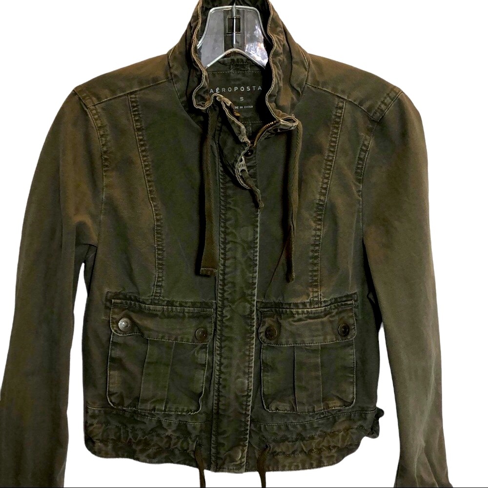 Aeropostale army green jacket size small